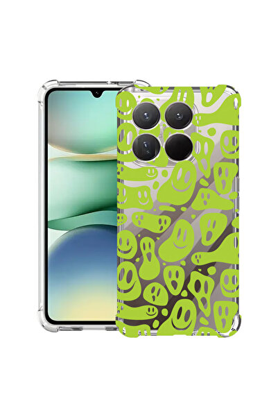 bestcase Carcasă antișoc Husa pentru Motorola Moto G86 Power, verde acid smiley
