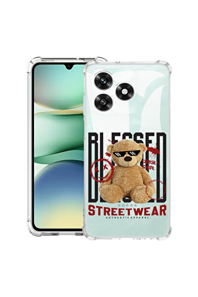 bestcase Husa antișoc compatibilă cu Honor X5c Plus / X5c, Teddy Bear Blessed,