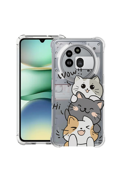 bestcase Carcasă antișoc Husa pentru Nothing Phone (3a) Pro, Cat Wow