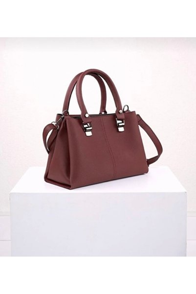 ZEGİ BAGS &MORE Claret Red Hand and Shoulder Bag