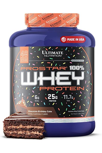 Ultimate Nutrition برو ستار واي كعكة عيد ميلاد بالشوكولاتة 5 أرطال