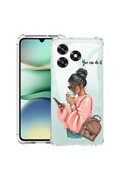 bestcase Θήκη Husa Anti Shock συμβατή με Honor X5c Plus / X5c, Shopping Girl