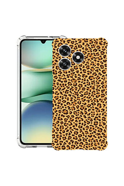 bestcase Θήκη Husa Anti Shock συμβατή με Honor X5c Plus / X5c, με μοτίβο Leopard