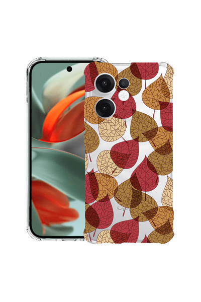 bestcase Carcasă antișoc Husa compatibilă cu Oppo Reno15 Pro, Culori de toamn...