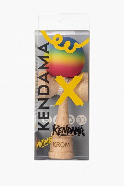 Kendama Krom Rainbow – Jucărie Skill din Lemn