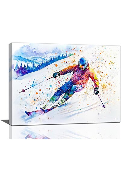 ALAYRA International Graffiti Canvas Wall Art 40x60cm Colorful Urban Wall Dec...
