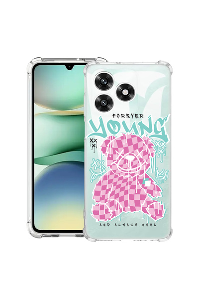 bestcase Husa Anti Shock compatibilă cu Honor X5c Plus / X5c, Teddy Bear Fore...