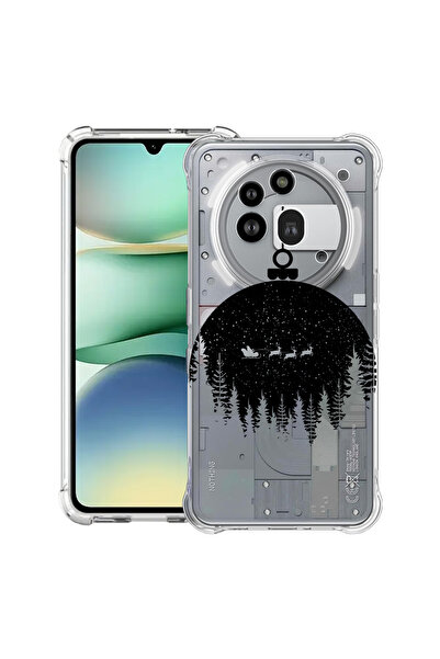 bestcase Husa antișoc compatibilă cu Nothing Phone (3a) Pro, Glob de Crăciun,