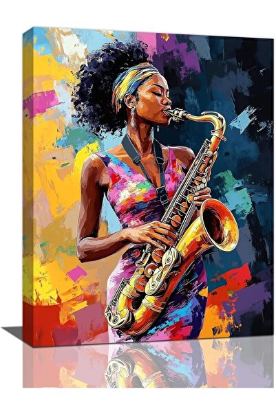ALAYRA International Graffiti Canvas Wall Art 30x40cm Colorful Street Art Fra...