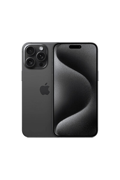 Apple Yenilenmiş iPhone 15 Pro 1 TB Siyah Titanyum (12 Ay Garantili) - B Grade