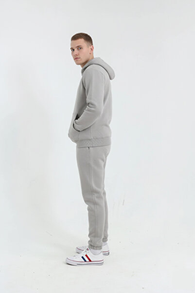 fh fashionhere Men's Winter 3 Thread Fleece Tracksuit Set – Kangaroo Pocket, Puff Soft Fabric