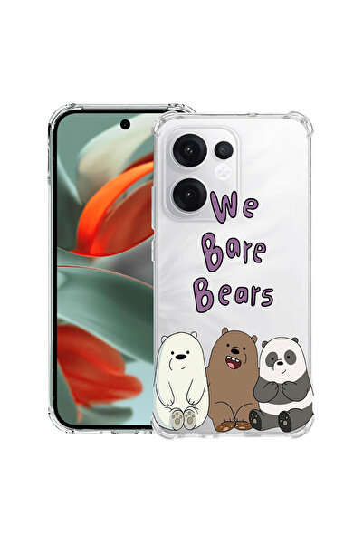 bestcase Carcasă antișoc compatibilă cu Oppo Reno15 Pro, Ursuleți