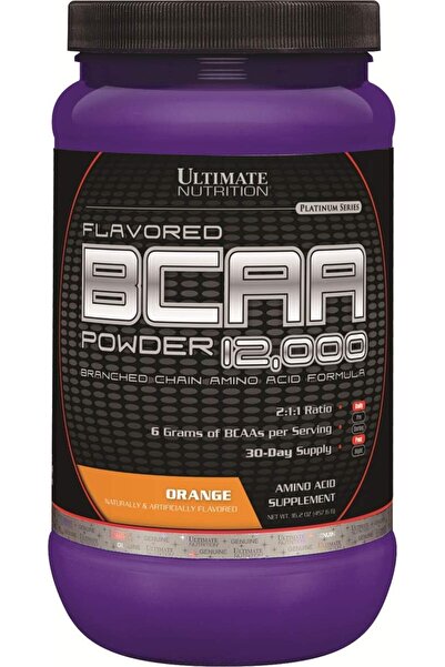 Ultimate Nutrition 60 حصة من أحماض بي سي إيه إيه بنكهة البرتقال