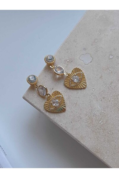 Bubbleatelier Steel Design Heart Detail Earring