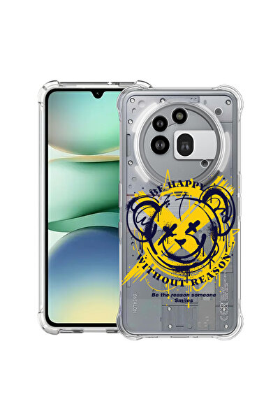 bestcase Husa antișoc compatibilă cu Nothing Phone (3a) Pro, Teddy Bear Be Happy,