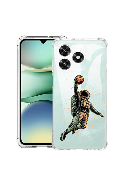 bestcase Carcasă antișoc compatibilă cu Honor X5c Plus / X5c, Astronaut Baske...