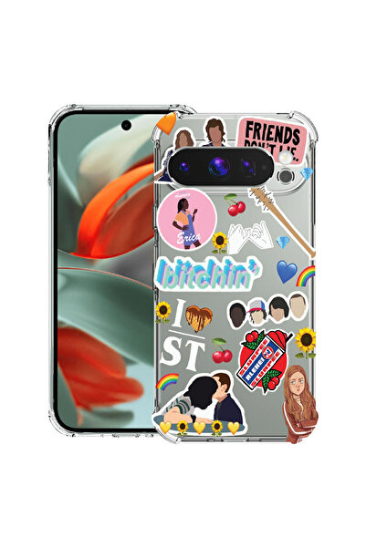 bestcase Husa antișoc compatibilă cu Google Pixel 10 Pro / Pixel 10, Prieteni...