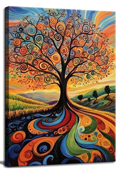 ALAYRA International Graffiti Canvas Wall Art 40x60cm Colorful Urban Wall Dec...