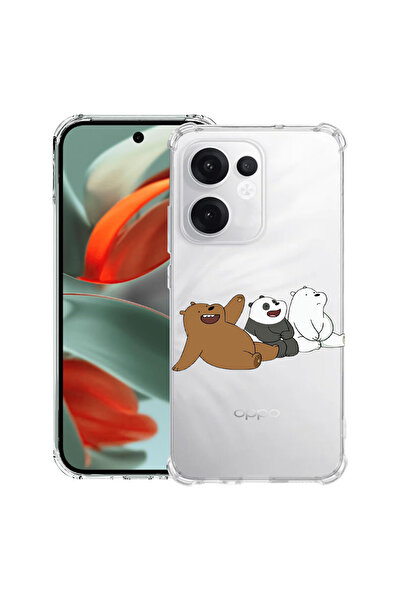 bestcase Carcasă antișoc compatibilă cu Oppo Reno15, Ursuleți,