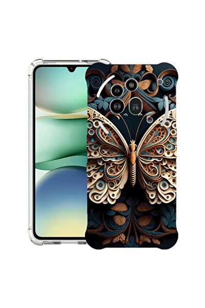 bestcase Husa antișoc compatibilă cu Nothing Phone (3a) Pro, Beauty Butterfly,