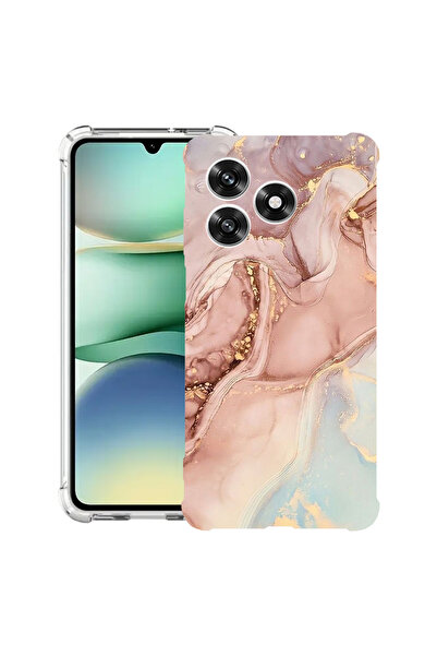 bestcase Carcasă antișoc Husa compatibilă cu Honor X5c Plus / X5c, marmură roz