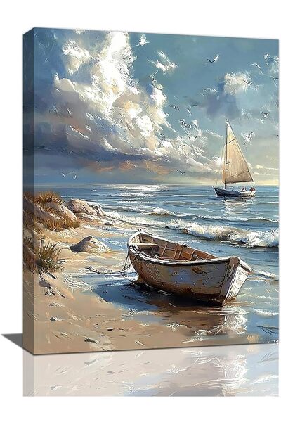 ALAYRA International لوحة جدارية كبيرة من قماش الجرافيتي 60 × 80 سم، ديكور جد...