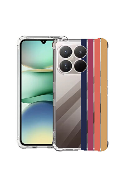 bestcase Husa Anti Shock compatibilă cu Motorola Moto G86 Power, Retro Lines,