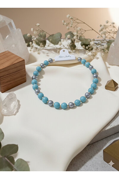 trendhazan A Quality Big Beaded Acrylic Design Women Necklace