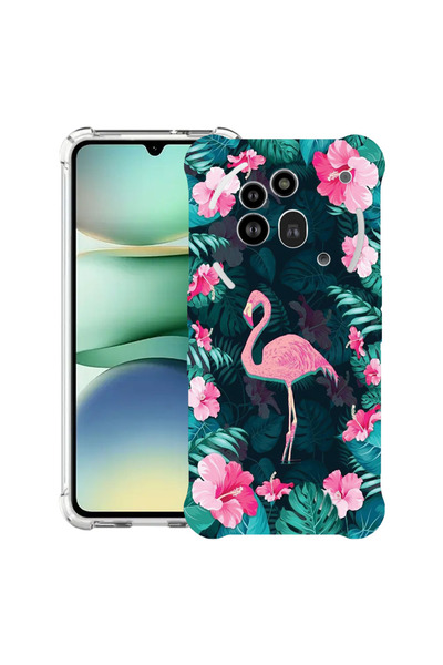 bestcase Husa antișoc compatibilă cu Nothing Phone (3a) Pro, Flamingo