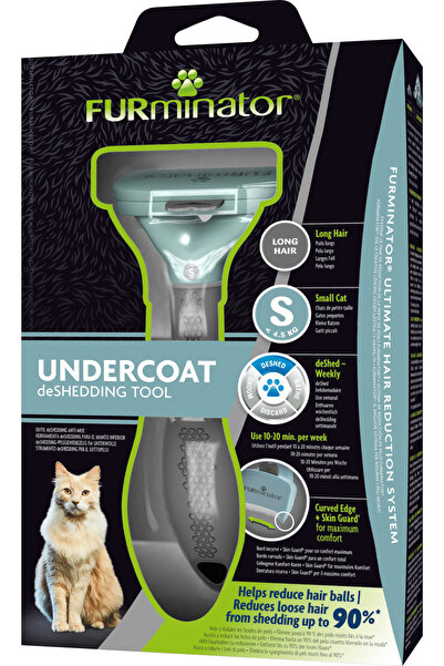 Furminator Kedi Tarağı - Uzun Tüylü Kediler İçin - S