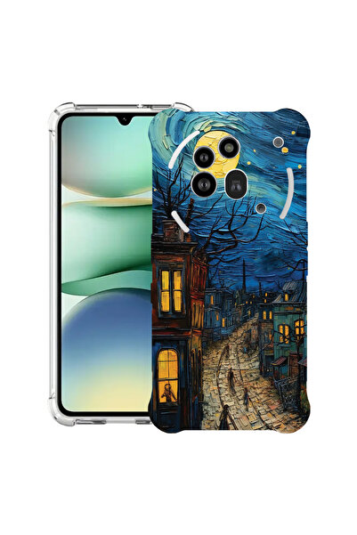 bestcase Husa antișoc compatibilă cu Nothing Phone (3a) Pro, Van Gogh City Life
