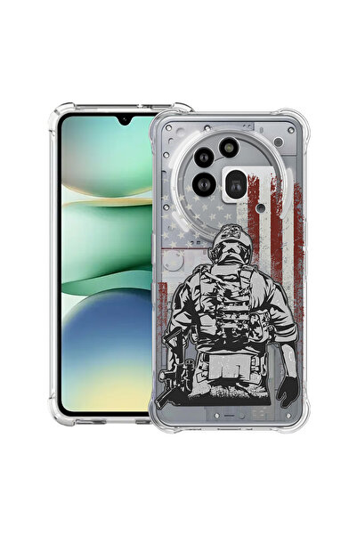 bestcase Husa antișoc compatibilă cu Nothing Phone (3a) Pro, American Soldier,