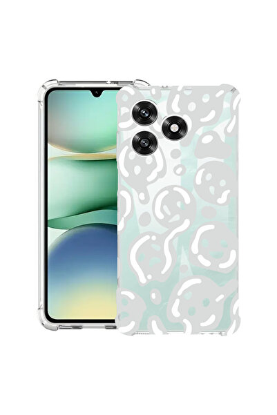 bestcase Carcasă antișoc Husa pentru Honor X5c Plus / X5c, gri acid smiley
