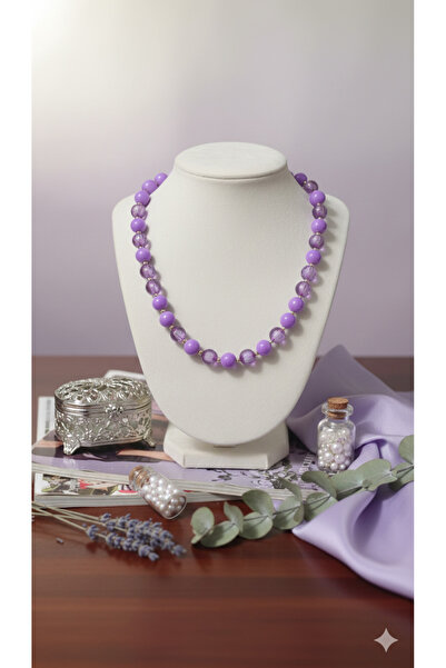 trendhazan A Quality Big Beaded Acrylic Design Women Necklace