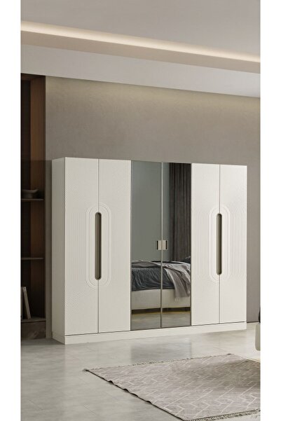 AYDINEV ELEGANTE MDF 6 KAPILI DOLAP