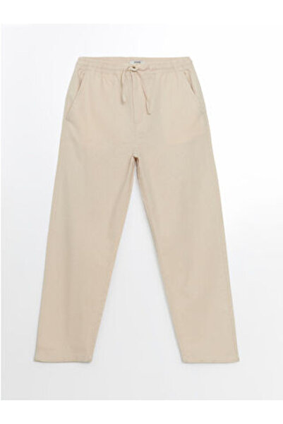 LC Waikiki Artı-Store Comfortable Fit, Linen-Blend Fabric, Elastic Waist and ...