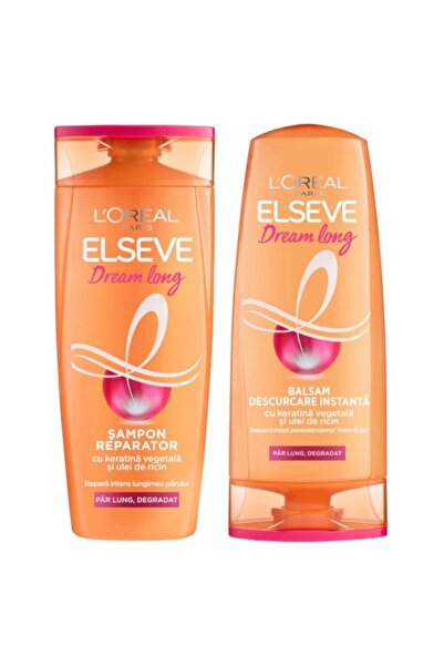 ELSEVE Set Dream Long Par Lung Deteriorat Sampon Reparator 250 ml, Balsam 200 ml