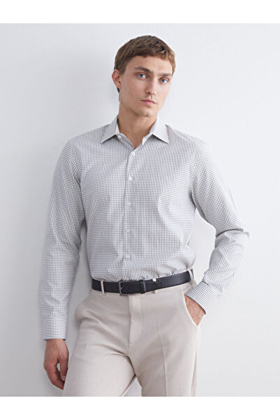 LC Waikiki Rmz Gi̇yi̇m Farkiyla Standardfit Long Sleeve Men's Shirt