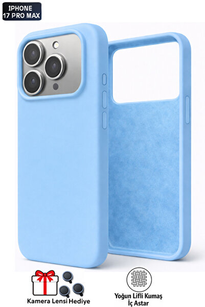 Tech&bello accessories غطاء سيليكون قابل للمسح متوافق مع آيفون 17 برو ماكس مع...