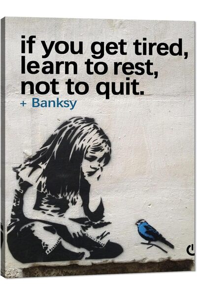 ALAYRA International Large Graffiti Canvas Wall Art 60x80cm Colorful Street A...