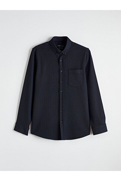 LC Waikiki MG TRENDEN ΕΚΠΛΗΚΤΙΚΕΣ ΠΡΟΣΦΟΡΕΣ Ανδρικό πουκάμισο σε σκούρο μπλε ...