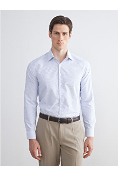 LC Waikiki Artı-Store Men's Shirt Made of Poplin Fabric with Striped Pattern....
