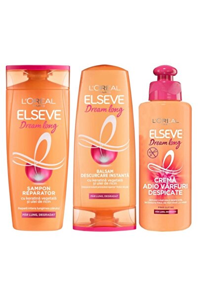 ELSEVE Set Dream Long Par Lung Deteriorat Sampon, Balsam 200 ml, Tratament Va...