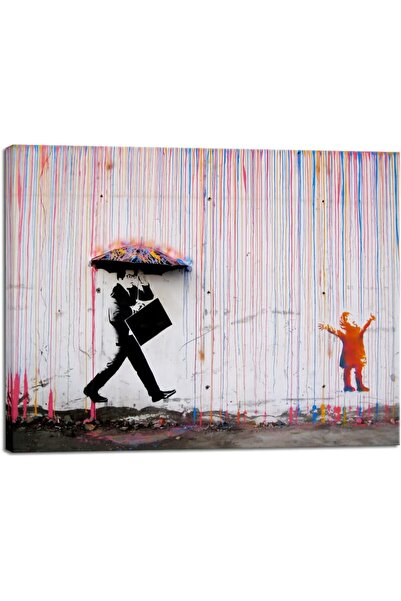 ALAYRA International Graffiti Canvas Wall Art 40x60cm Colorful Urban Wall Dec...