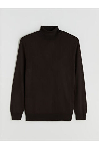 LC Waikiki Modanova Sezon Beige Turtleneck Men's Knitwear Sweater