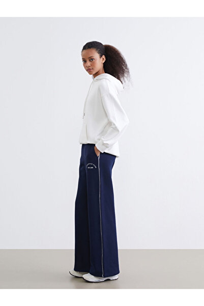 LC Waikiki Pantaloni de sport groși pentru femei, albastru bleumarin, Athleti...