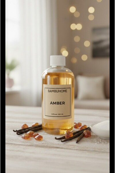 enas kozmetik BİTEN ÇUBUKLU ODA KOKULARI İÇİN YEDEK AMBER 250 ML