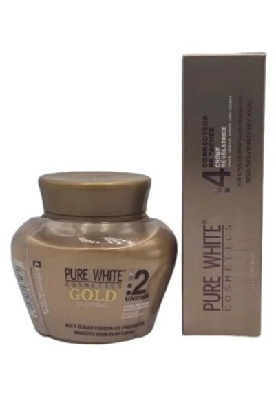 Pure White Cosmetics كريم تفتيح البشرة 250 مل وكريم 40 غرام