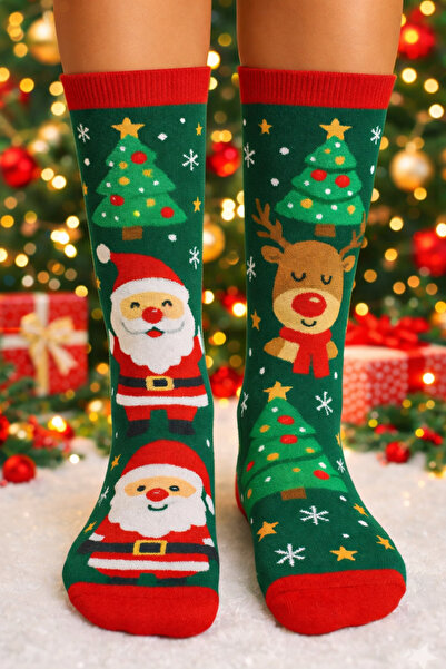 socksbox Спеціальний дизайн асиметричних шкарпеток з новорічною тематикою – 2...