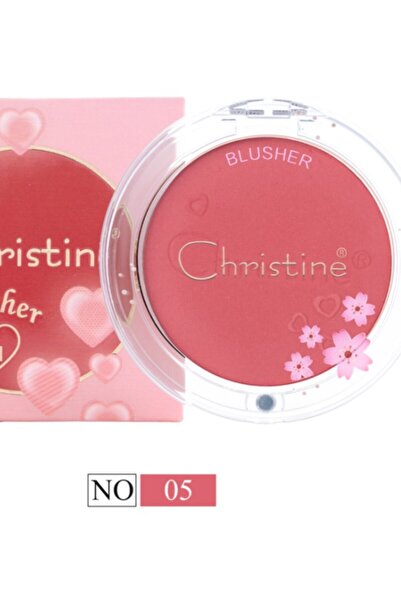 Christine بلاشر احمر خدود من كرستين